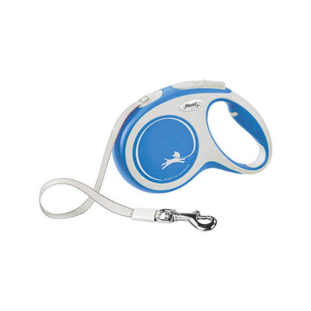 Flexi New Comfort Otomatik Şerit Tasma 5 m M Mavi