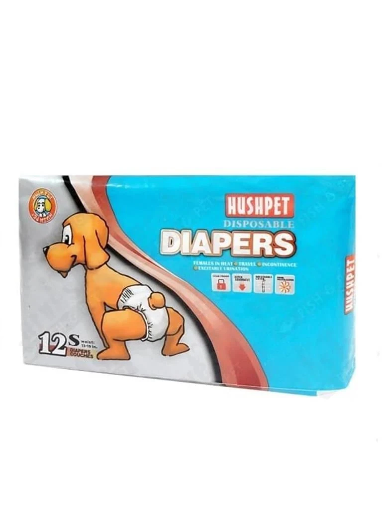 Hushpet Minik Irklar için Köpek Bezi S 4-7 kg 12'li