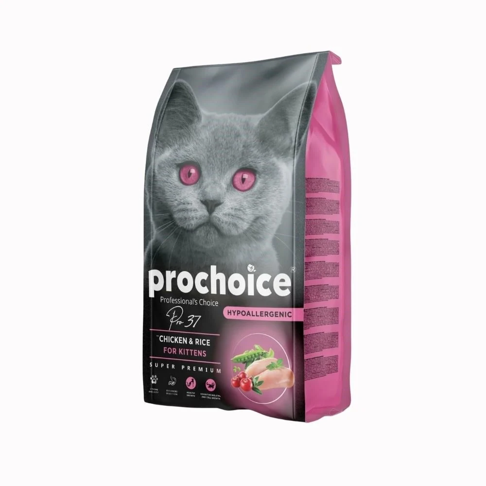 ProChoice Pro 37 Tavuklu ve Pirinçli Yavru Kedi Maması 2 kg