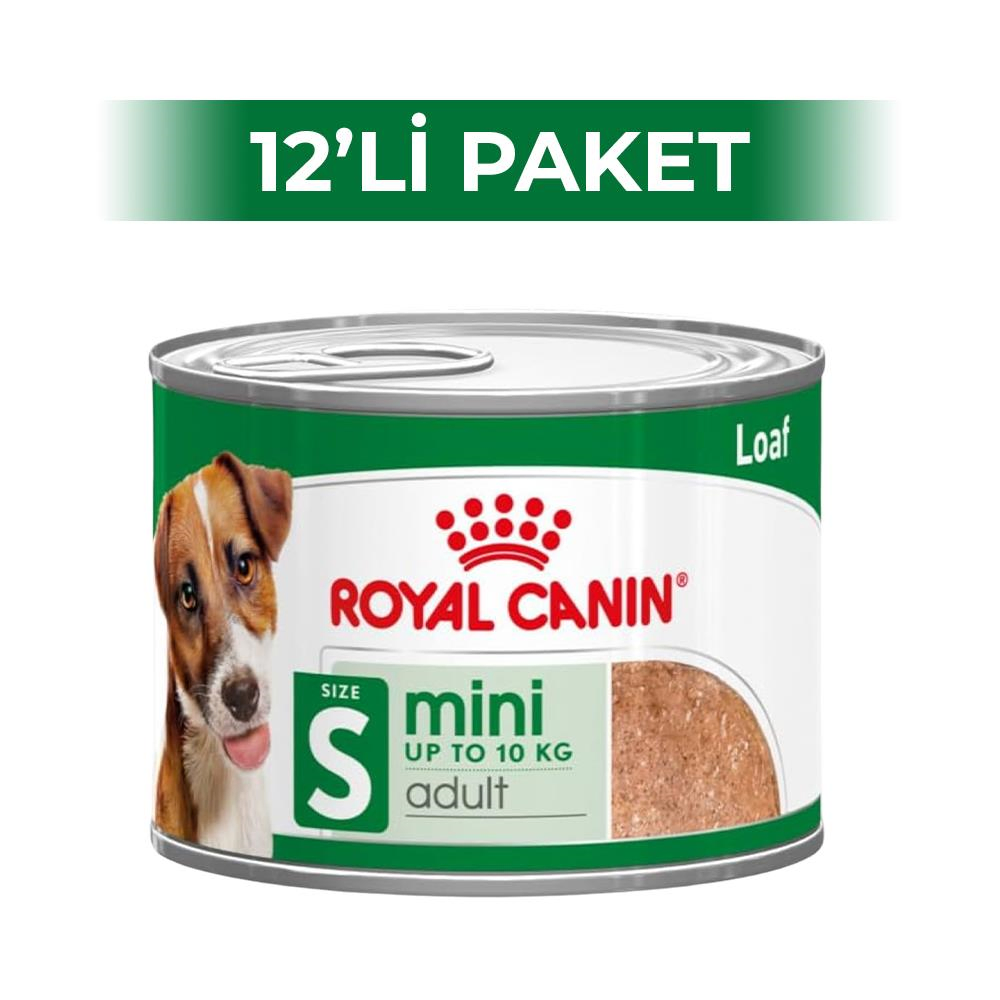 Royal Canin Mini Adult Yetişkin Köpek Konservesi 195 gr 12 Adet