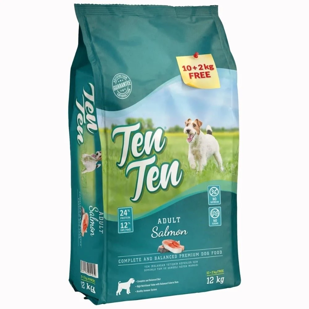 Tenten Somonlu Yetişkin Köpek Maması 12 kg