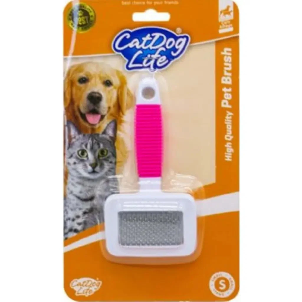 CatDogLife Kediler ve Köpekler İçin İnce Telli Fırça Small