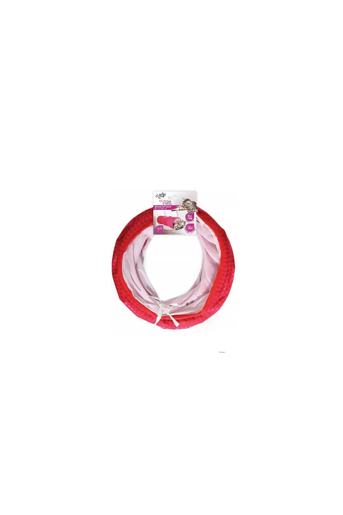 Afp Modern Kedi Tüneli 70 Cm Pembe