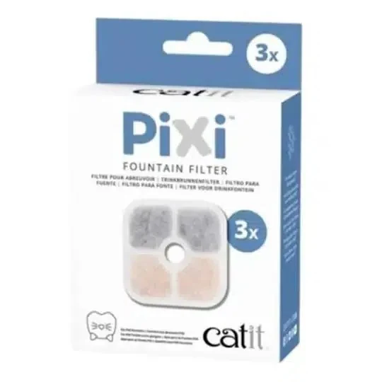 Catit Pixi Otomatik Su Kabı Yedek Filtre Kartuşu 3'lü Paket