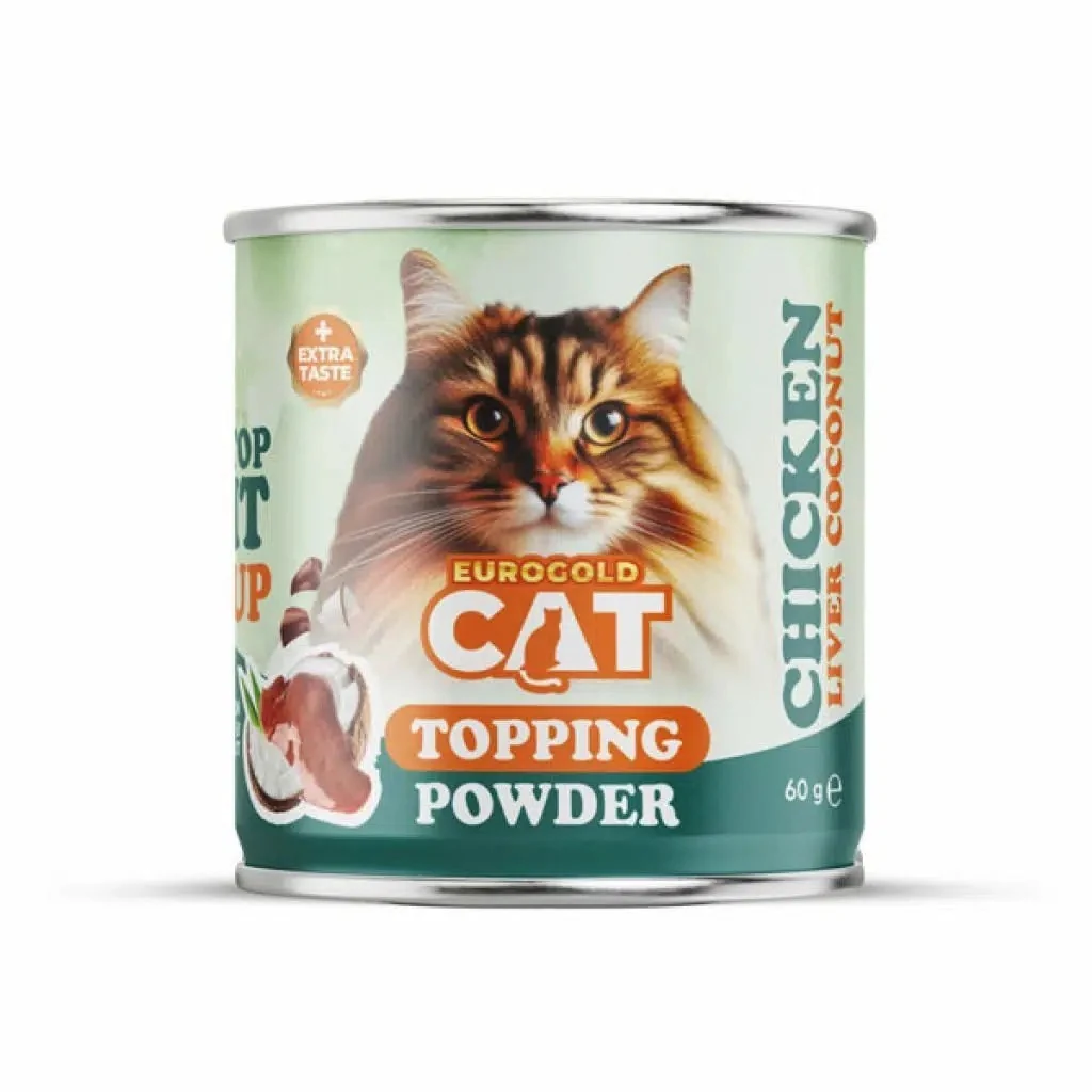 Eurogold Cat Topping Tavuklu Ciğerli İştah Artırıcı Toz FDTOP-001
