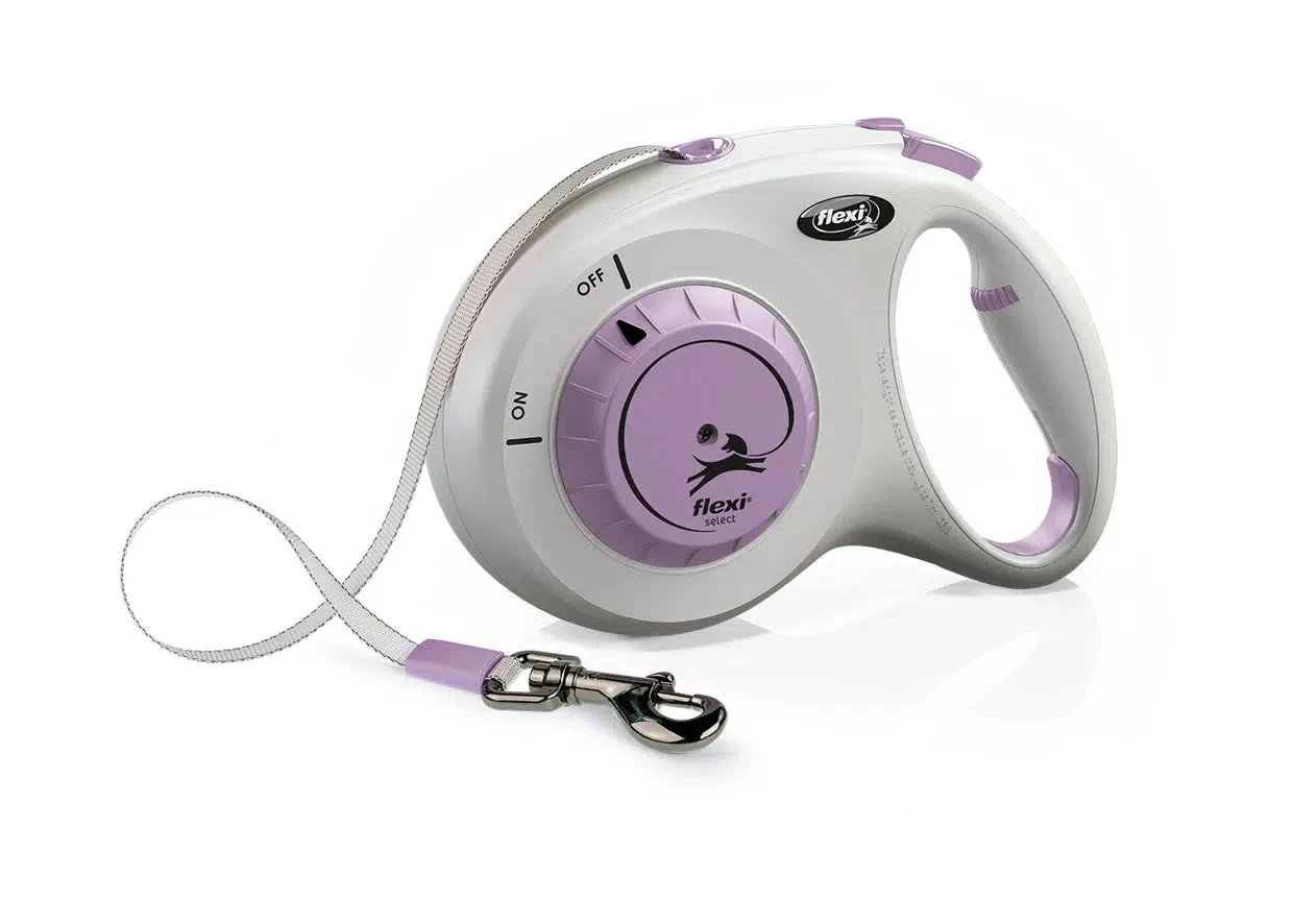 Flexi Select Lila Şerit Tasma 7 M