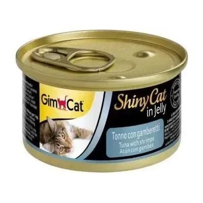 Gimcat Shinycat Tuna Balıklı Karidesli Konserve Mama 70 Gr