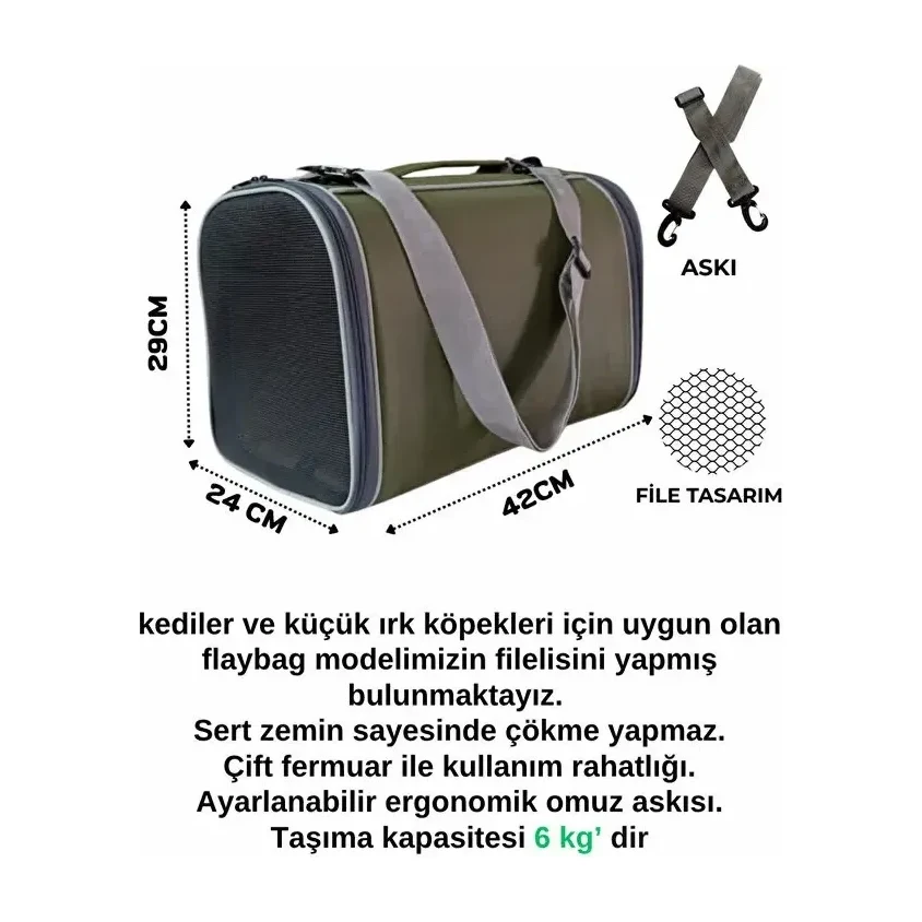 Lavista Fly Bag Taşıma Çantası Fileli 42*24*29h Cm