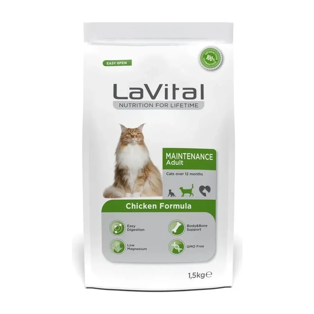 Lavital Maintenance Tavuklu Yetişkin Kedi Maması 1,5 Kg