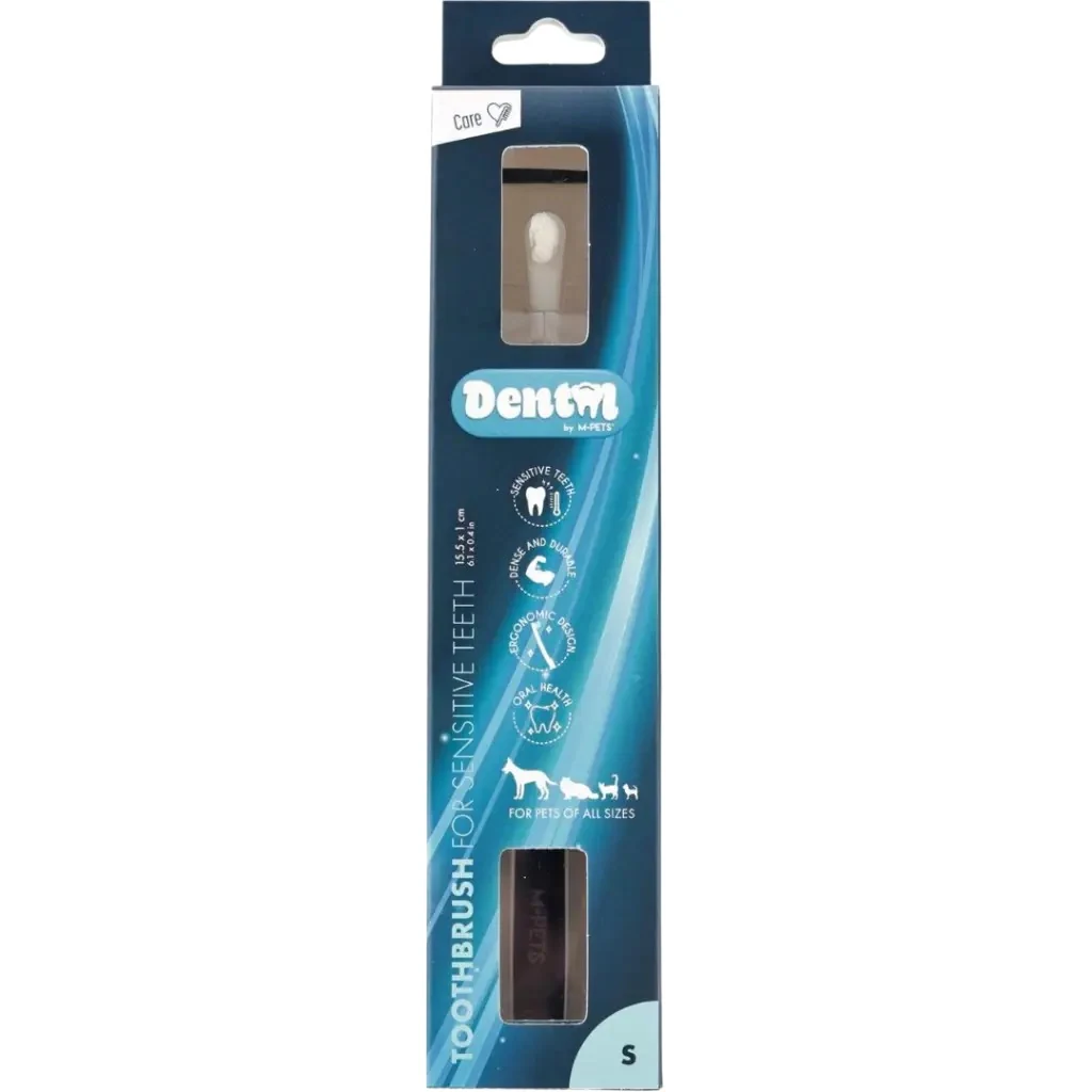 M-Pets Dental Hassas Diş Etlerine Sahip Kedi ve Köpekler İçin Diş Fırçası Small