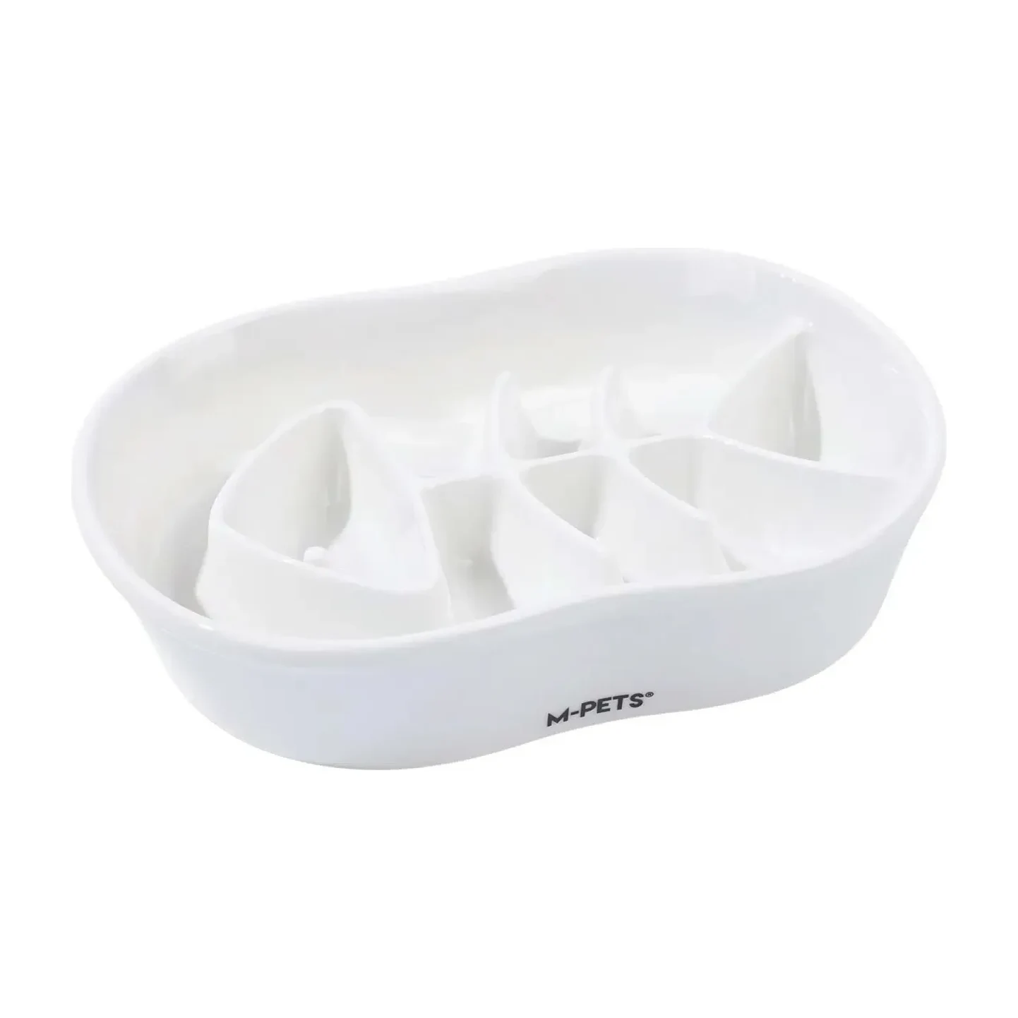 M-pets Serene Balık Şekilli Seramik Yavaş Mama Yeme Kabı 60532201