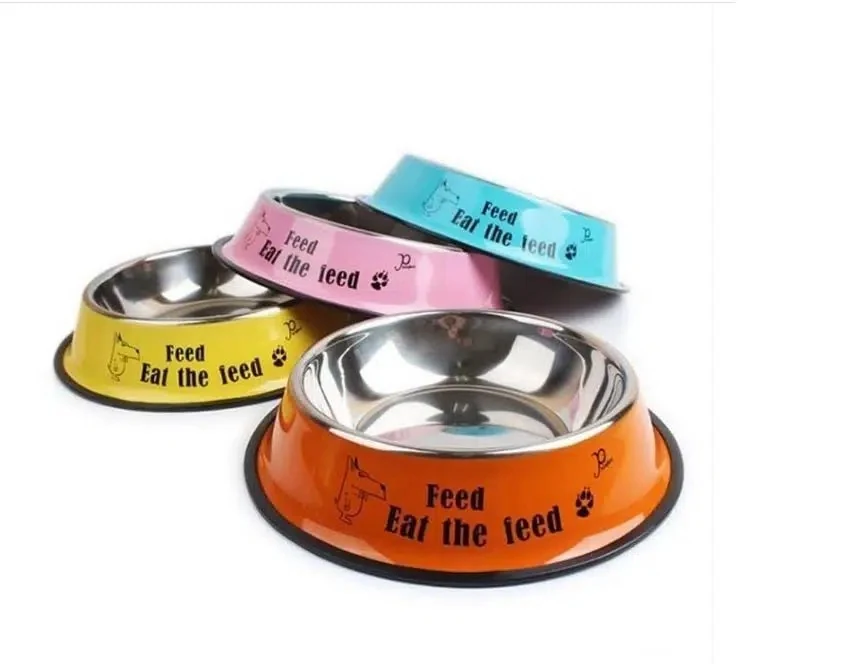 Nunbell Renkli Çelik Mama Kabı 22 Cm