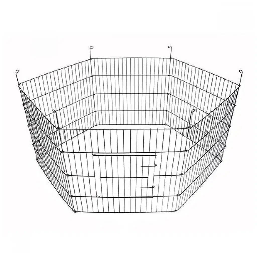 Orijin Katlanır Tel Köpek Çiti 60*54 cm-6 Panel KC6054