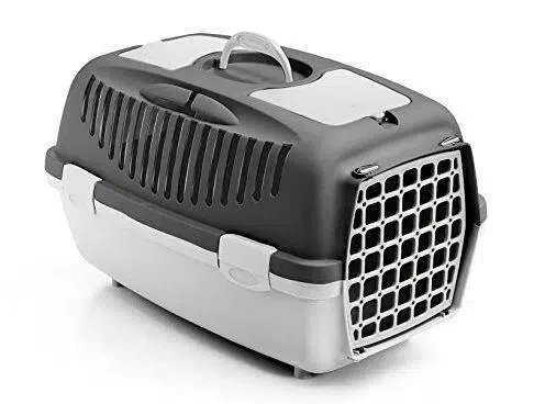 Stefanplast Gulliver 2 Kedi Köpek Plastik Taşıma Çantası Gri 55*36*35h STF-97280