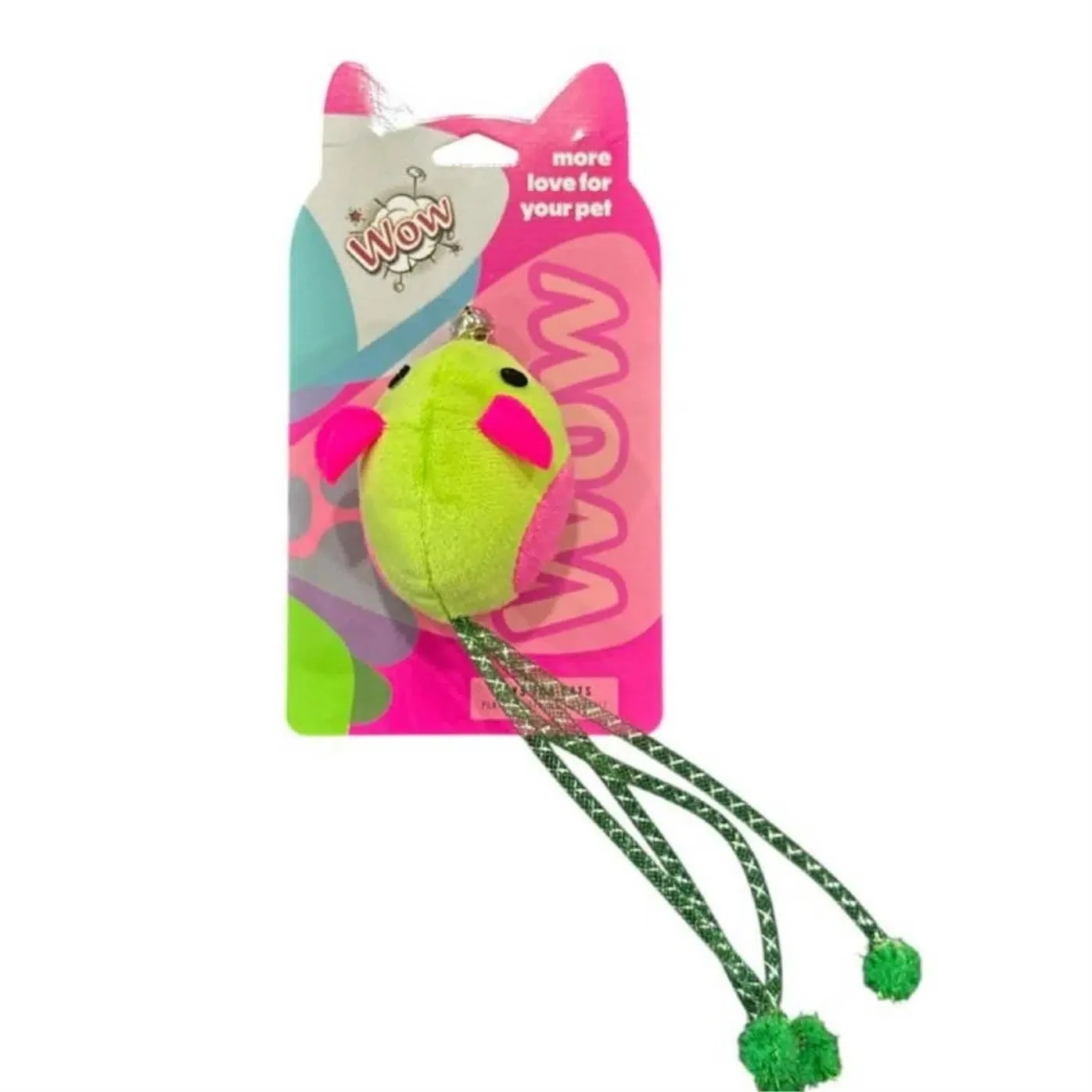 Wow Püsküllü Fare Kedi Oyuncağı 521-6551