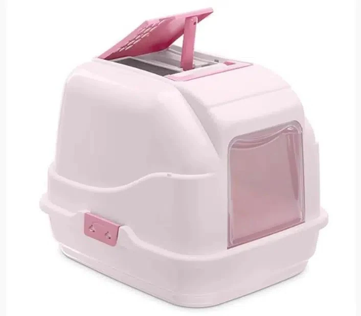 İmac Easycat 2nd Life Kapalı Kedi Tuvaleti Pembe 50*40*40CM