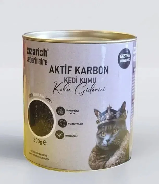 Zürich Aktif Karbon Kedi Kumu Koku Giderici 300 Gr
