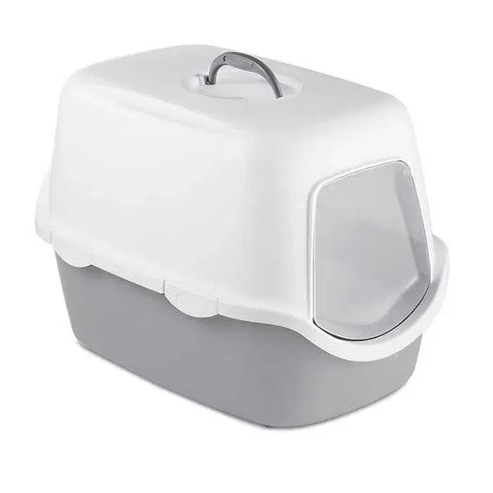 Stefanplast Cathy Kapalı Kedi Tuvalati Gri 98682