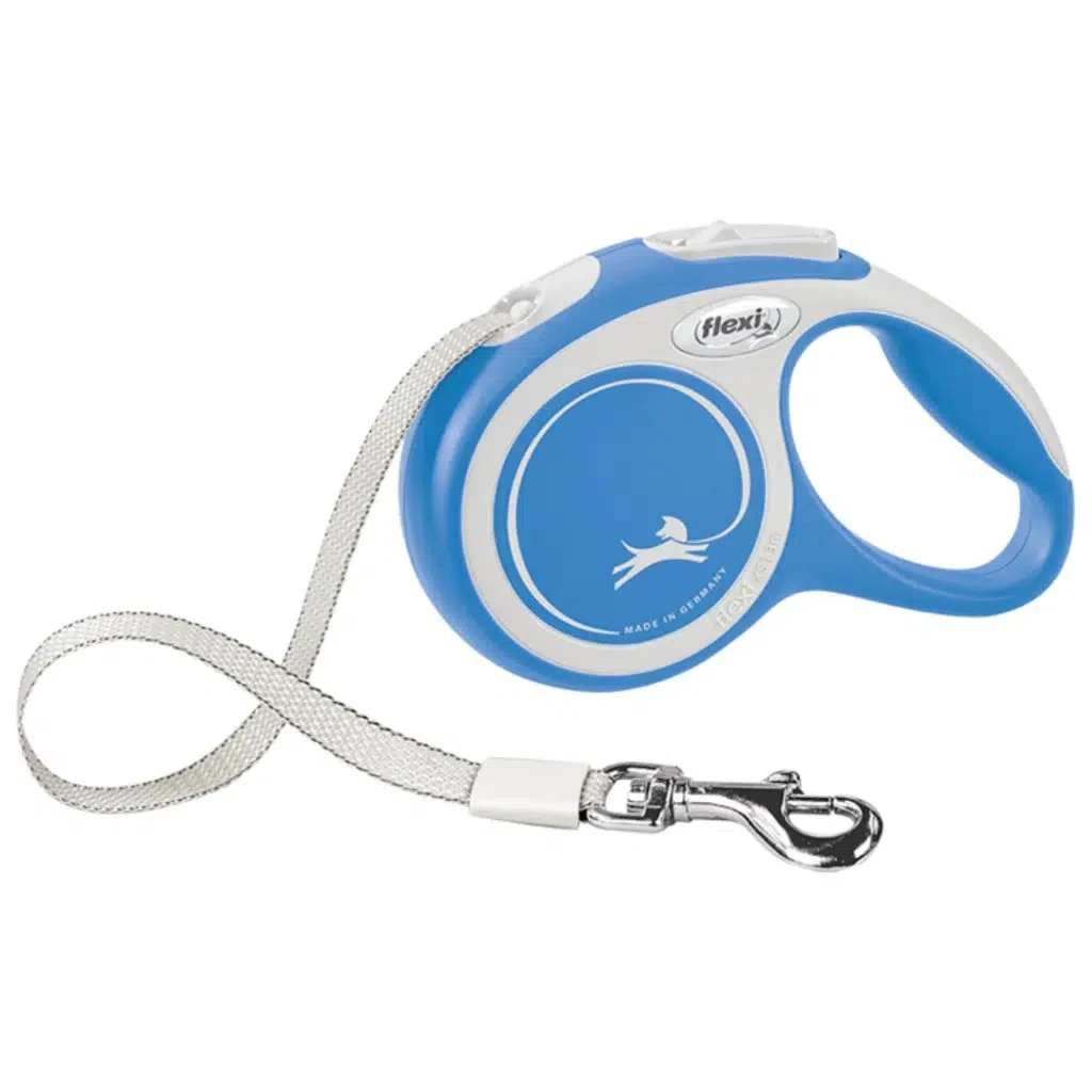 Flexi New Comfort Otomatik Şerit Gezdirme Kayışı 3 Metre X-Small Mavi