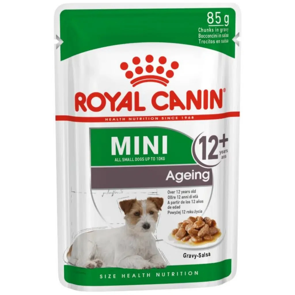 Royal Canin Mini Ageing 12+ Gravy Pouch Yaşlı Köpek Yaş Maması 85 Gr