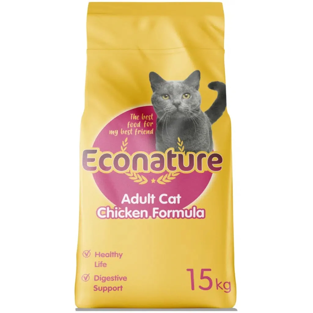 Econature Tavuk Etli Yetişkin Kedi Maması 15 Kg