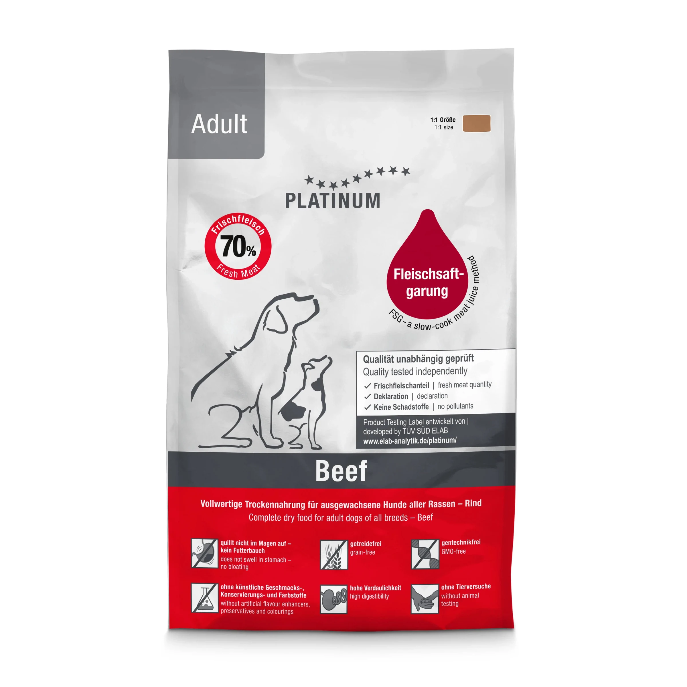 Platinum Sığır Etli Yetişkin Köpek Maması