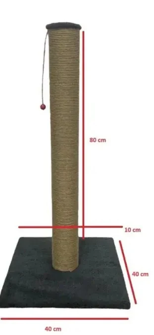 Düz Kedi Tırmalama Gri 80cm