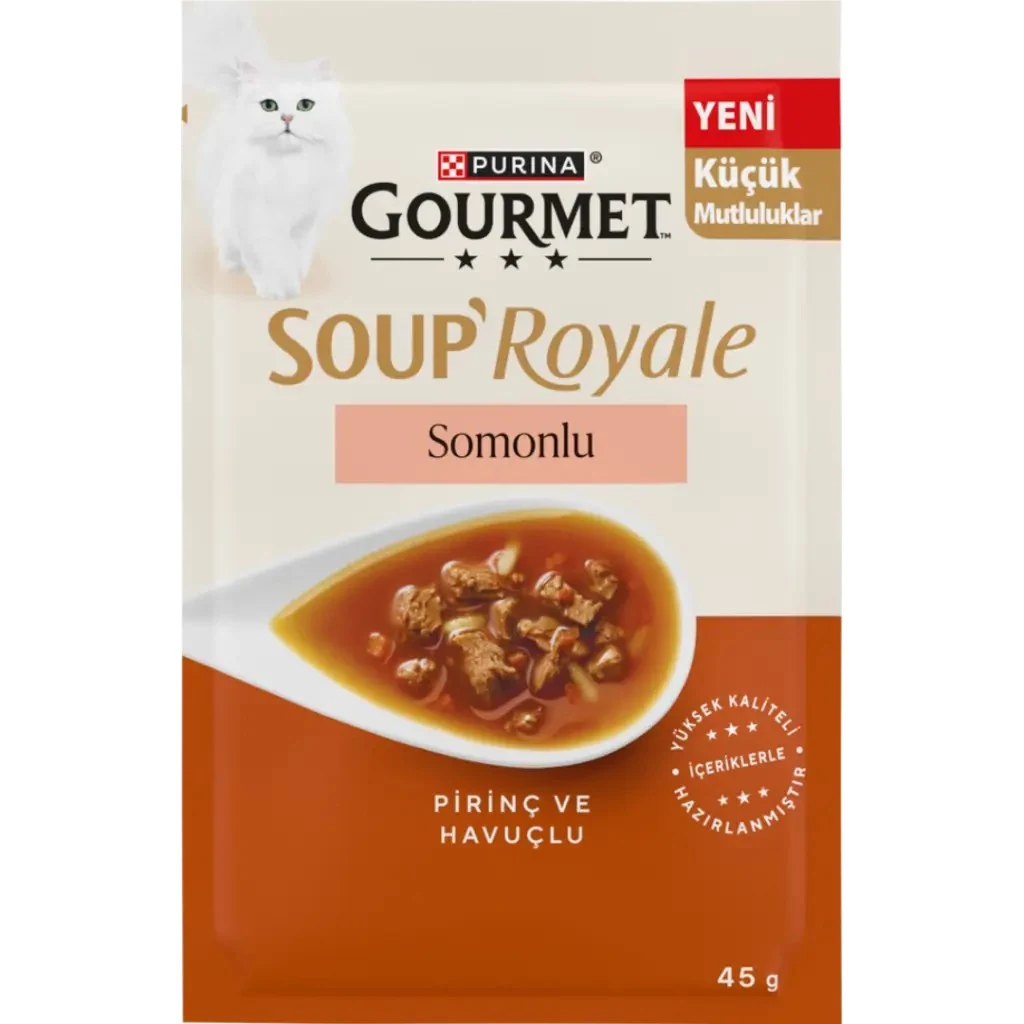 Gourmet Soup Royale Somonlu Kedi Çorbası 45 Gr