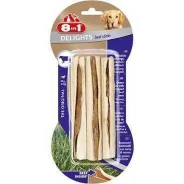 8in1 Delights Pres Biftekli Ağız Bakım Kemiği 3lü
