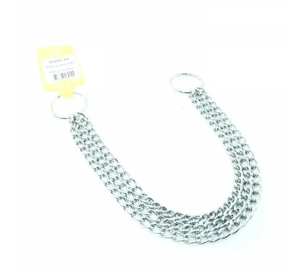 CADOPET KP ZİNCİR BOĞMA TASMA ÜÇLÜ 60 CM SL201C3