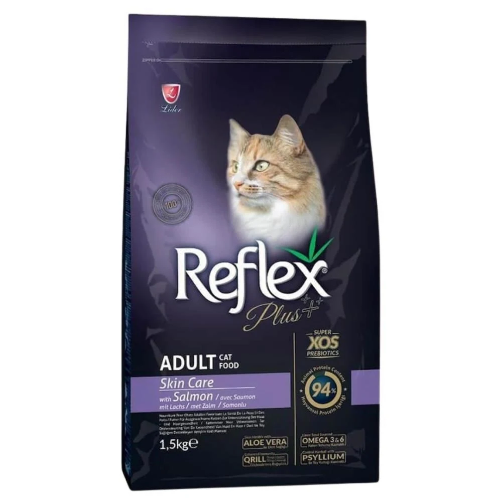 Reflex Plus Skin Care Somonlu Yetişkin Kedi Maması 1,5 kg
