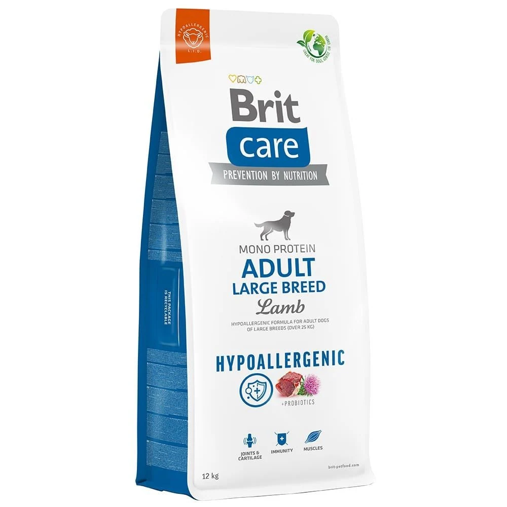 Brit Care Hipoalerjenik Kuzulu Yetişkin Büyük Irk Köpek Maması 12 kg
