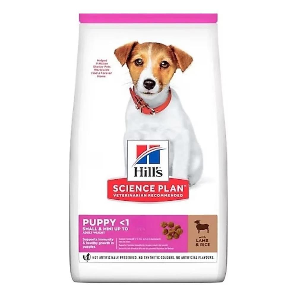 Hill's Mini Irk Kuzulu ve Pirinçli Yavru Köpek Maması 6 kg