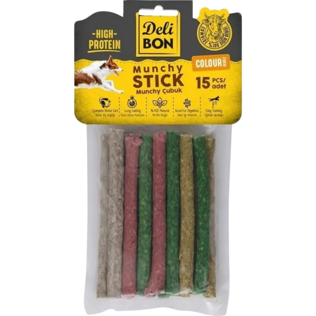 Delibon Munchy Kalın Çubuk Köpek Ödülü 15 Li Paket