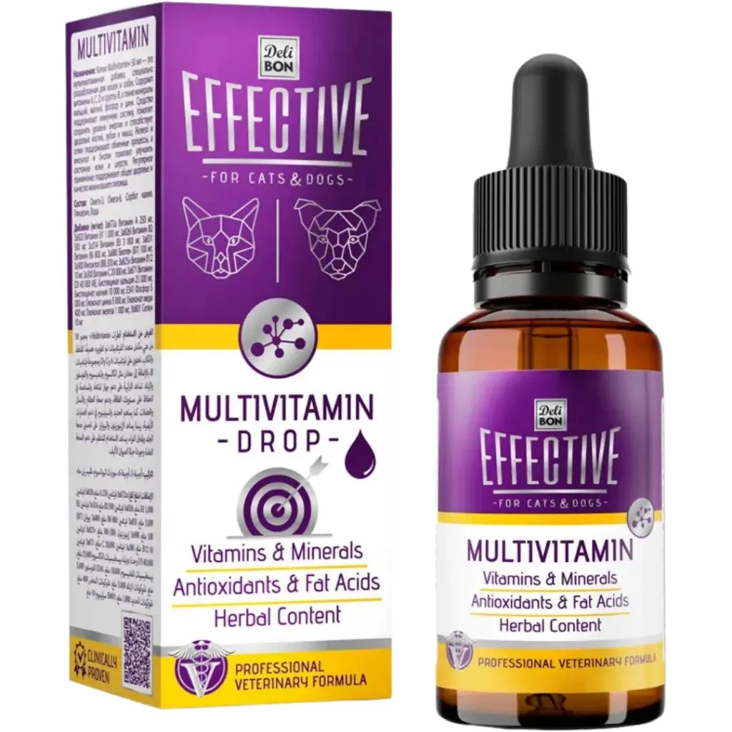 Delibon Multivitamin Kedi ve Köpek Takviye Damlası 50 ML