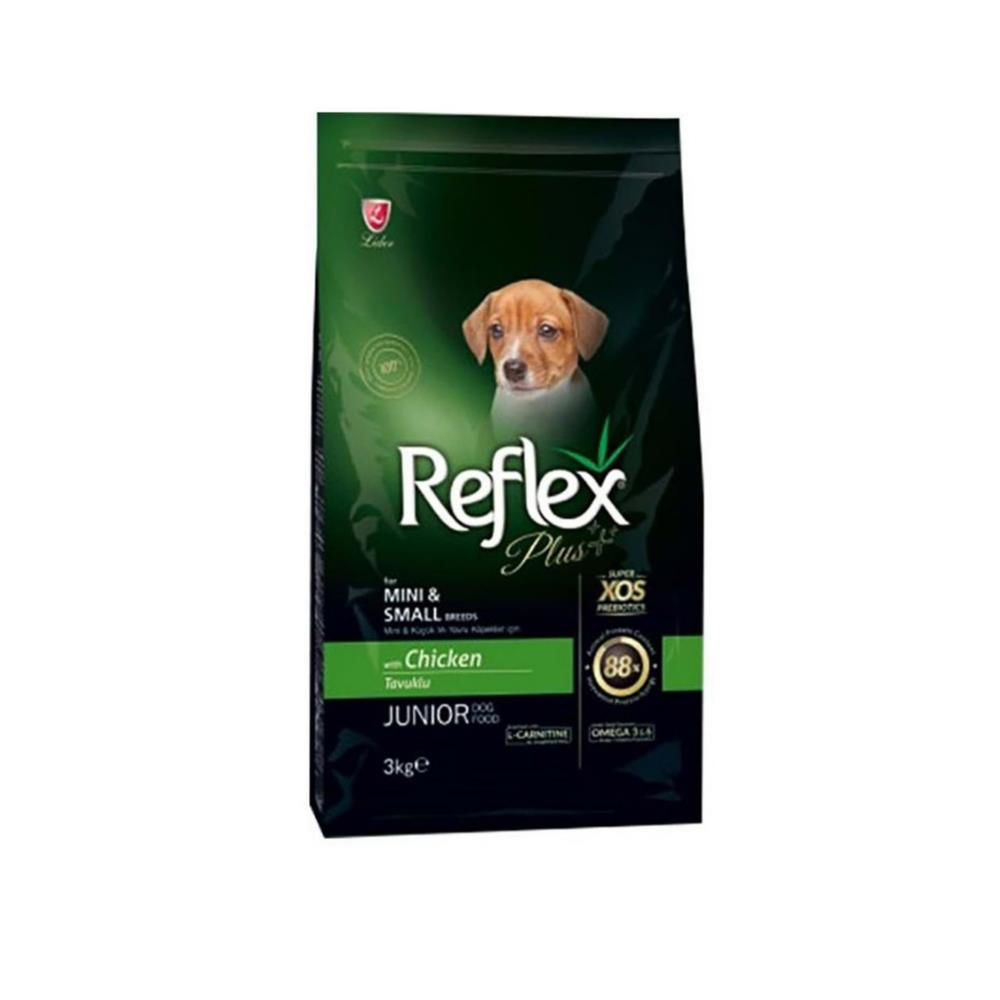 Reflex Plus Mini ve Küçük Irk Tavuklu Yavru Köpek Maması 3 kg