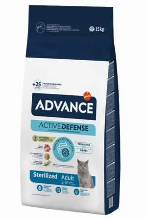 Advance Sterilised Hindili Kısırlaştırılmış Kedi Maması 15kg