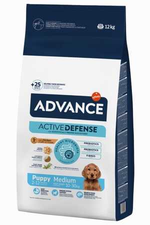 Advance Puppy Tavuklu Orta Irk Yavru Köpek Maması 12kg
