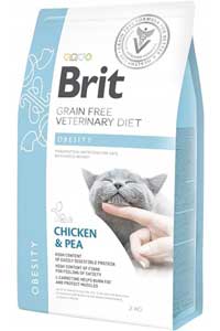 Brit Veterinary Diet Obesity Kilo Kontrolü için Tahılsız Kedi Maması 2kg