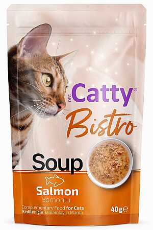 Catty Bistro Somonlu Kedi Çorbası 40gr