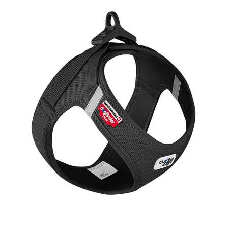 Curli Vest Harness Clasp Air-Mesh Köpek Göğüs Tasması 2XS Siyah