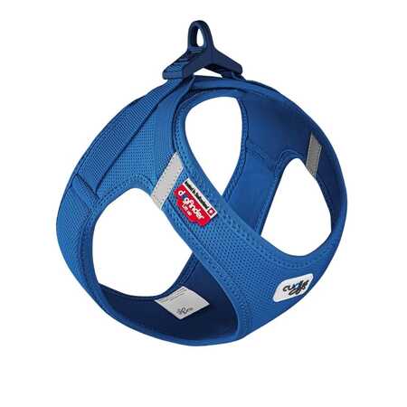 Curli Vest Harness Clasp Air-Mesh Köpek Göğüs Tasması 3XS Mavi