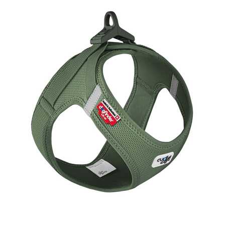 Curli Vest Harness Clasp Air-Mesh Köpek Göğüs Tasması 3XS Moss