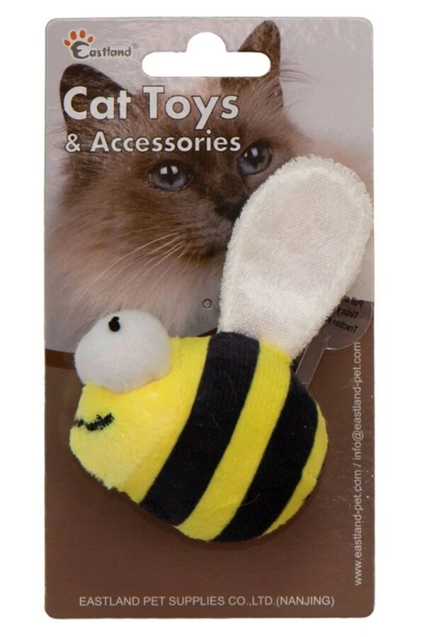Eastland Kedi Otlu Peluş Dijital Sesli Arı 6.5cm