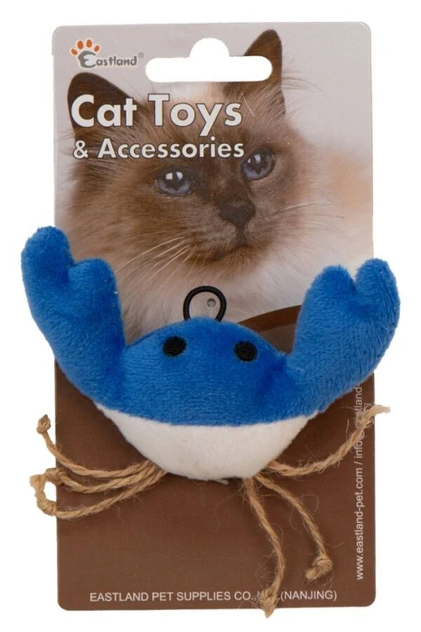 Eastland Kedi Otlu Peluş Yengeç Kedi Oyuncağı 11cm