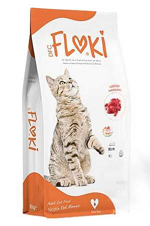 Floki Kuzulu Yetişkin Kedi Maması 15kg