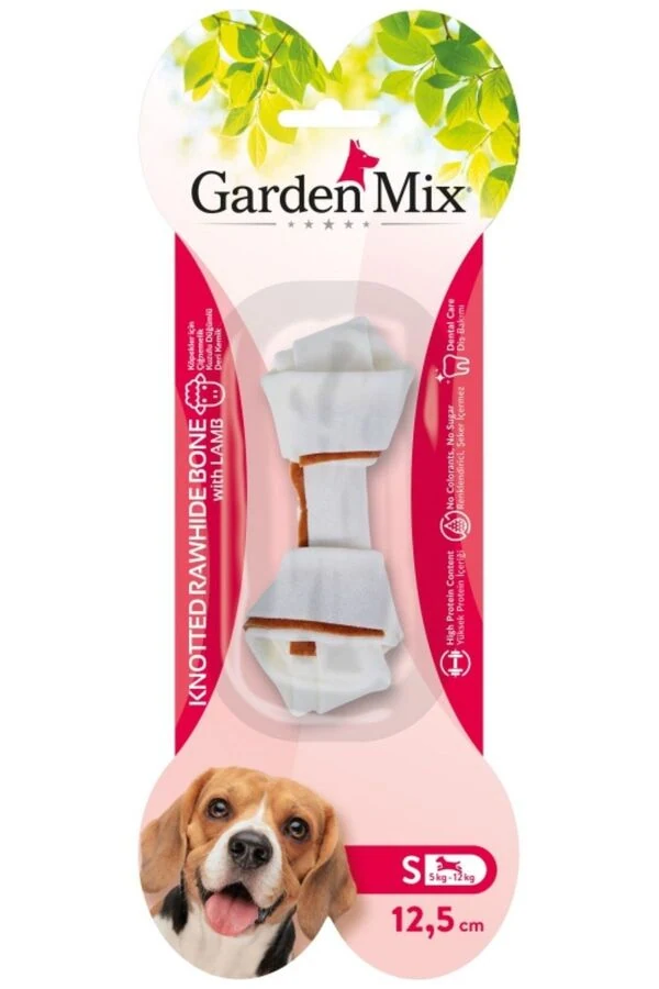 Gardenmix Kuzulu Düğümlü Köpek Kemiği S 12.5cm