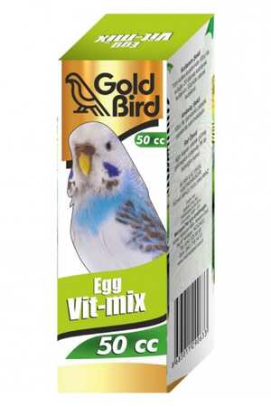 Gold Bird Egg Vit-Mix Kuşlar İçin Yumurta ve Üretim Desteği 50ml