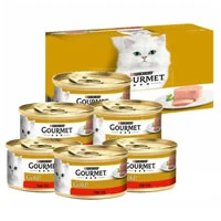 Gourmet Gold Kıyılmış Sığır Etli Yetişkin Kedi Konservesi 85gr (6 adet)