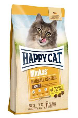 Happy Cat Minkas Hairball Control Tüy Yumağı Önleyici Tavuklu Yetişkin Kedi Maması 1.5kg